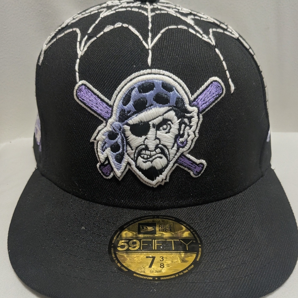 New Era Black and Purple Pirate Cap